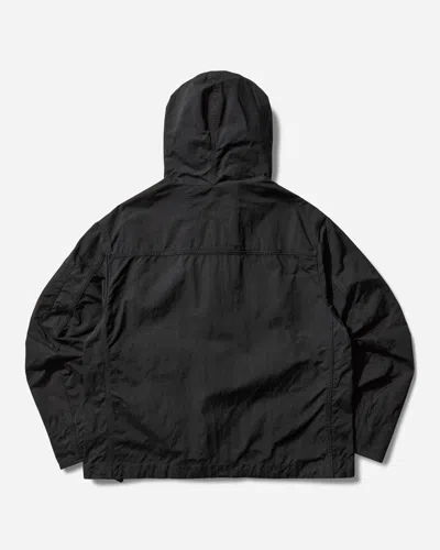 C.p. Company Men S Hooded Twill Jacket In Black