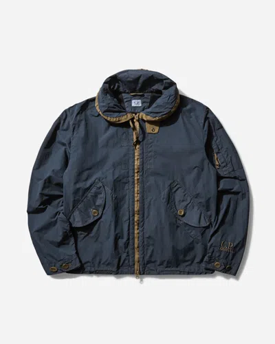 C.p. Company Men S Packable Hood Jacket India Ink In Black