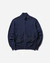 C.p. Company Men S Zip Lens Knit Sweater Oceana In Blue