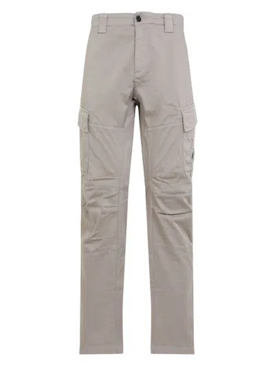 C.P. COMPANY MEN'S SATEEN STRETCH CARGO LENS PANTS