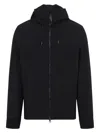 C.p. Company C.p.company Shell-r Goggle Jacket In Black