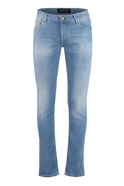 C.p. Company 5-pocket Straight-leg Denim Jeans For Men In Blue
