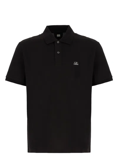 C.P. COMPANY MEN'S STRETCH PIQUET SHORT SLEEVE POLO T-SHIRT
