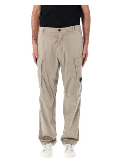 C.P. COMPANY MEN'S STRETCH SATEEN LOOSE CARGO PANTS
