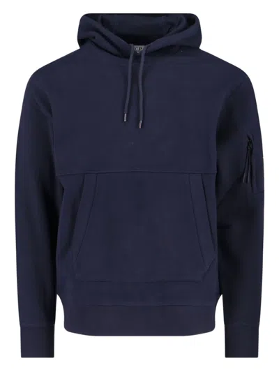 C.P. COMPANY C.P. COMPANY MEN SWEATSHIRTS SWEAT HOODED IN DIAGONAL RAISED FLEECE