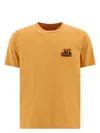 C.p. Company C.p.company T-shirt With Logo And Print In Orange
