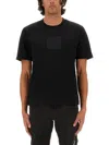 Shop C.p. Company Men T-shirt With Logo In Black