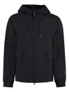 C.p. Company C.p.company Technical Fabric Hooded Jacket In Black