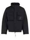C.p. Company C.p.company Technical Fabric Jacket With Internal Removable Down Jacket In Black