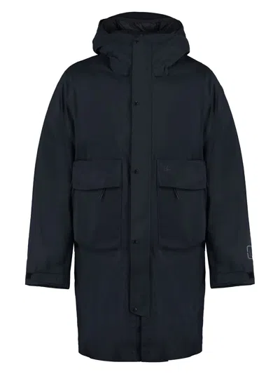 C.P. COMPANY MEN'S TECHNICAL FABRIC PARKA WITH INTERNAL REMOVABLE DOWN JACKET
