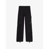 C.p. Company Cargo Style Trousers Featuring Adjustable Elements In Black