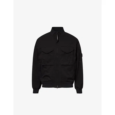 C.p. Company Mens Black Pro-tek Lens High-neck Woven Jacket In Multi