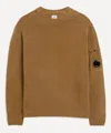 C.p. Company Mens Chenille Cotton Crew Neck Knit Jumper