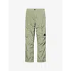 C.p. Company Mens Chrome Relaxed-fit Cargos Trousers Seagrass In Green