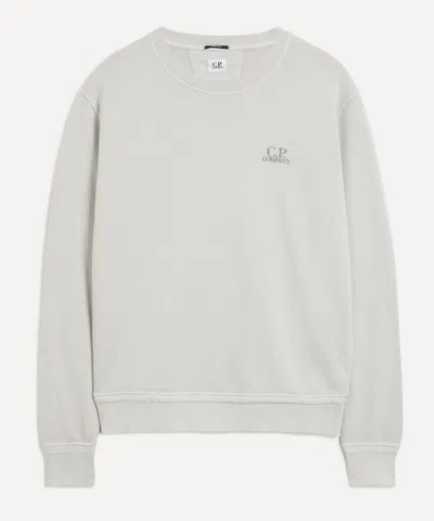 C.p. Company Mens Cotton Fleece Logo Sweatshirt