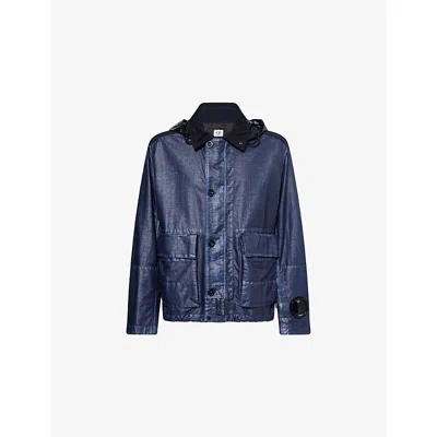 C.p. Company Mens Oceana Medium Coated-rafia Shell Jacket