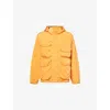 C.p. Company Mens Russet Orange Chrome  Patch-pocket Waterproof Jacket In Orange