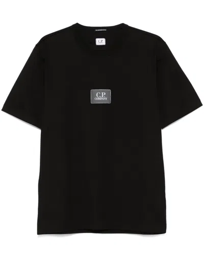 C.p. Company Mercerised-cotton T-shirt In Black