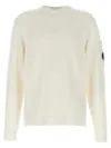 C.p. Company Mercerized Cotton Sweater In Neutral