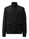 C.p. Company Cardigan C. P. Company Men Color Blue In Black