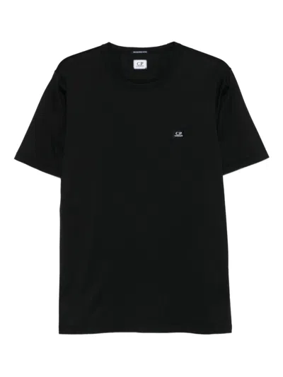 C.p. Company Mercerized Light Jersey T-shirt In Black