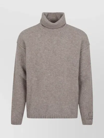 C.P. COMPANY MERINO EXTRAFINE TURTLENECK KNIT SWEATER