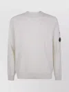 C.p. Company Men Knitwear Crew Neck In Merino Wool Felted In Neutral