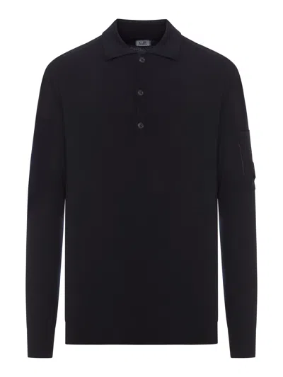 C.P. COMPANY MERINO WOOL POLO