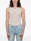 C.p. Company Mesh Vest In White