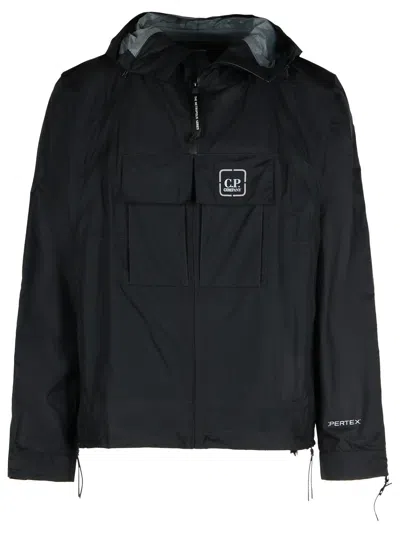 C.P. COMPANY C.P. COMPANY 'METROPOLI' BLACK POLYAMIDE JACKET MEN