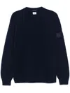 C.p. Company C.p.company Wool Crewneck Sweater In Blue