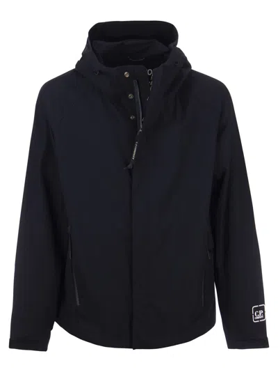 C.p. Company Metropolis Hooded Jacket In Blue