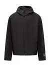 C.p. Company C.p.company Jacket With Gabardine In Black