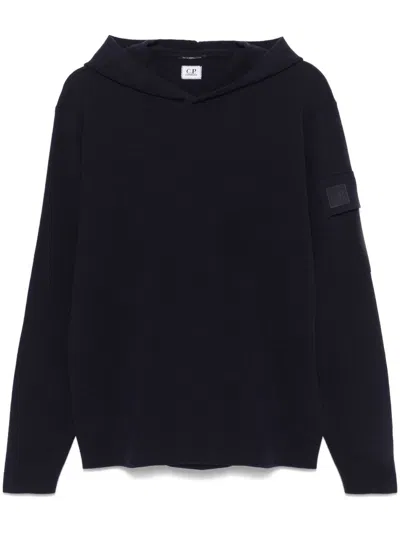 C.P. COMPANY C.P. COMPANY METROPOLIS SERIES EXTRA FINE MERINO WOOL HOODED SWEATSHIRT CLOTHING
