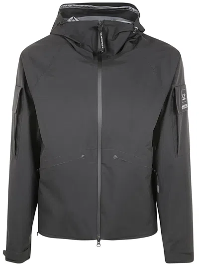 C.p. Company Metropolis Series Gore-tex Infinium Hooded Jacket In Black