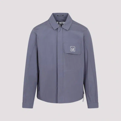 C.p. Company Cp Company Metropolis Series Hydro Stop Tela Overshirt Xl In Blue