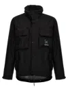 C.p. Company C.p.company Technical Fabric Jacket With Internal Removable Down Jacket In Black
