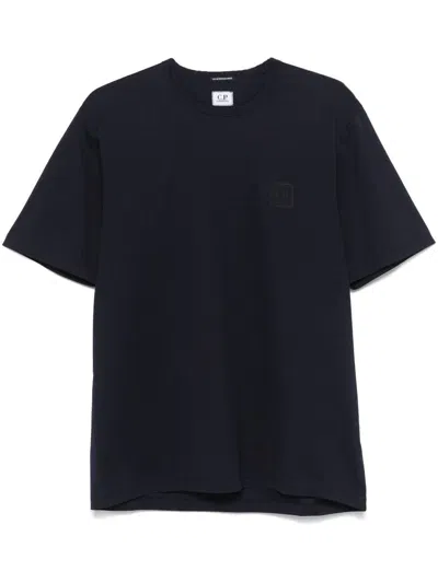 C.p. Company Metropolis Series Mercerized Jersey Sketched Graphics T-shirt Clothing In 897 Sky Captain