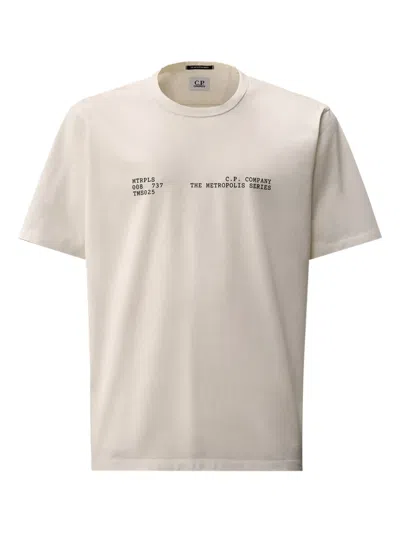 C.p. Company Metropolis Series T-shirt In White