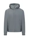 C.p. Company Ripstop-panels Zipped Hooded Jacket In Blue