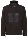 C.p. Company C. P. Company Centre Pocket Fleece Jacket In Black