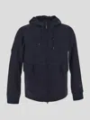 C.p. Company C.p.company Technical Fabric Hooded Jacket In Black