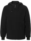 C.p. Company C.p.company Technical Fabric Hooded Jacket In Black