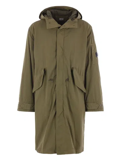 C.p. Company Micro Kei Explorer Coat In Gray