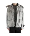 C.p. Company Micro Kei Hooded Multi-pocket Jacket In Gray