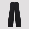 C.p. Company C.p.company Navy Blue Micro-reps Boxy Cotton Cargo Pants In Blue