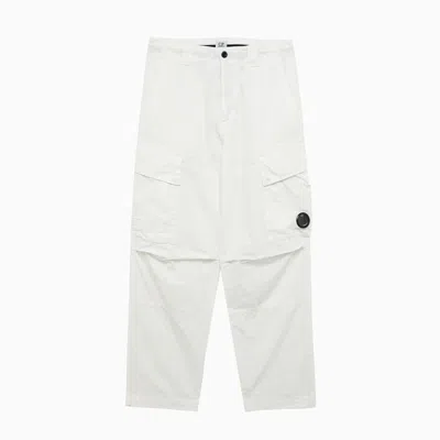 C.p. Company Micro Reps Trousers In White