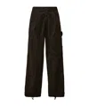C.p. Company Microreps Boxy Cargo Pants In Black