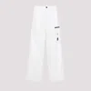 C.p. Company C.p.company Microreps Boxy Cargo Pants In Gauze White