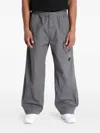 C.p. Company Microreps Boxy Cargo Trousers In Gray